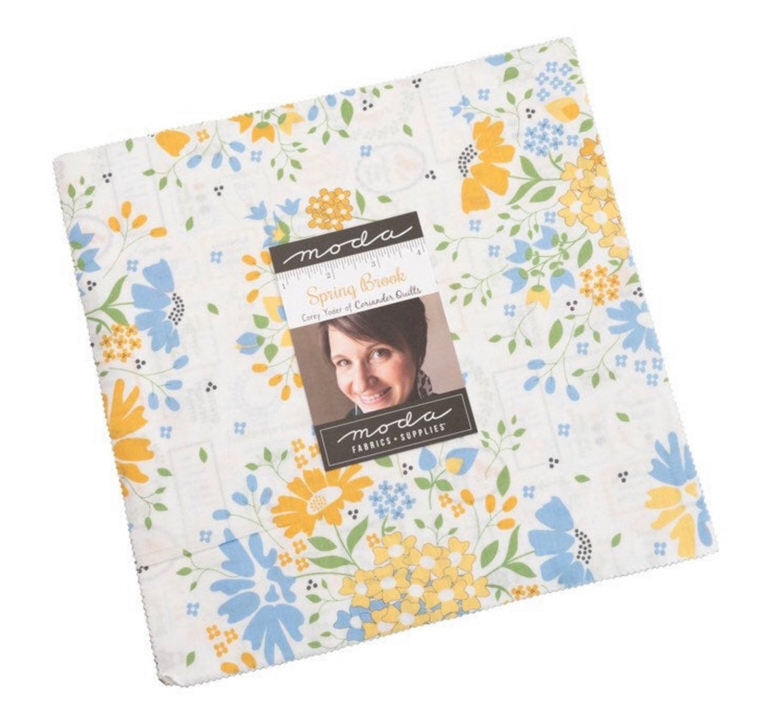 Springbrook Fabric Spring Brook Cotton Fabric Layer Cake by Corey Yoder for Moda Fabrics ...