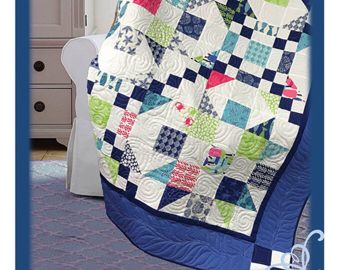 Tidal Crossing Quilt Pattern by the Quilt Factory Etsy