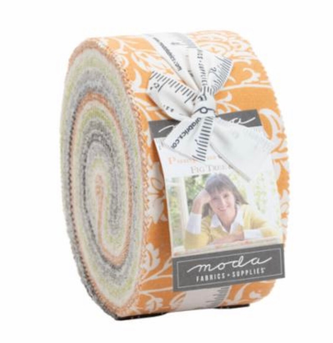 Pumpkins Blossoms Cotton Jelly Roll by Joanna Figueroa Fig Tree for ...
