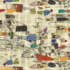 Art History 101 cotton fabric by Marcia Derse for Windham fabrics 50764D 28