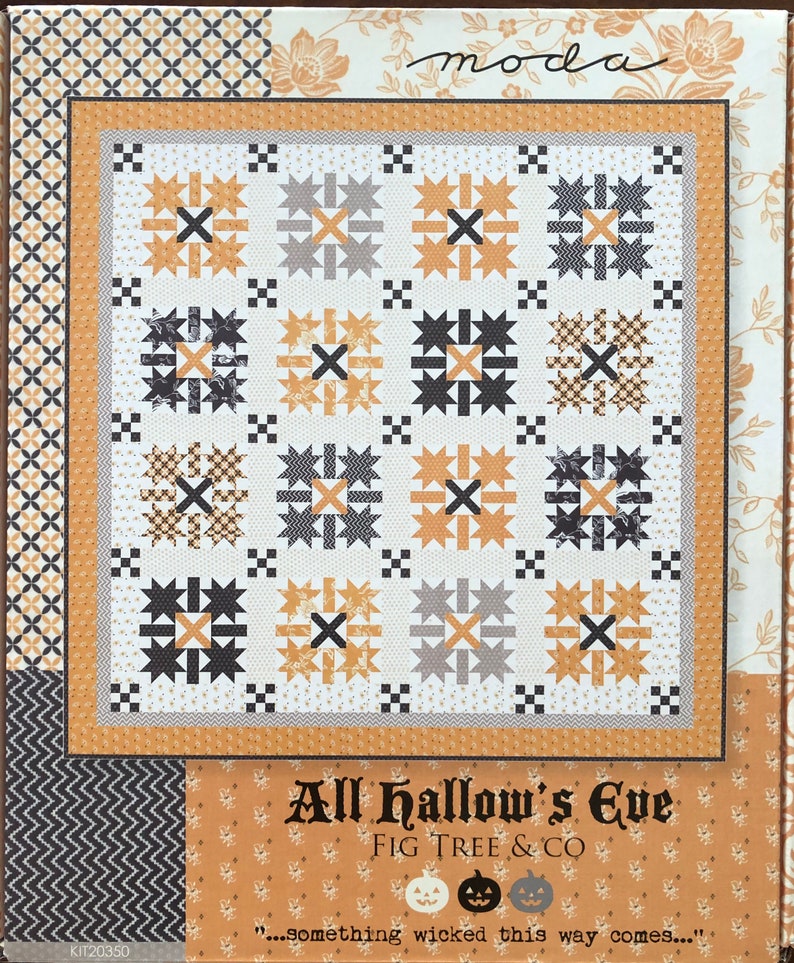 All Hallows Eve Quilt Kit by Joanna Figueroa Fig Tree for Moda Etsy