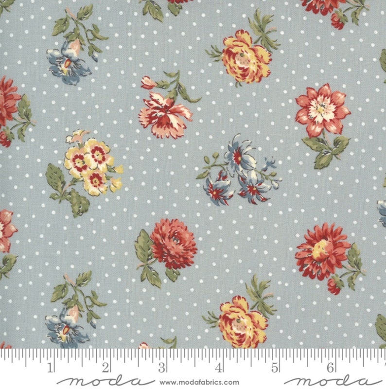 Jardin De Fleurs Cotton Fabric by French General for Moda Etsy