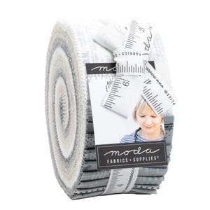 Modern Background Even More Paper jelly roll 2 1/2 inch strips by Zen chic for Moda fabric