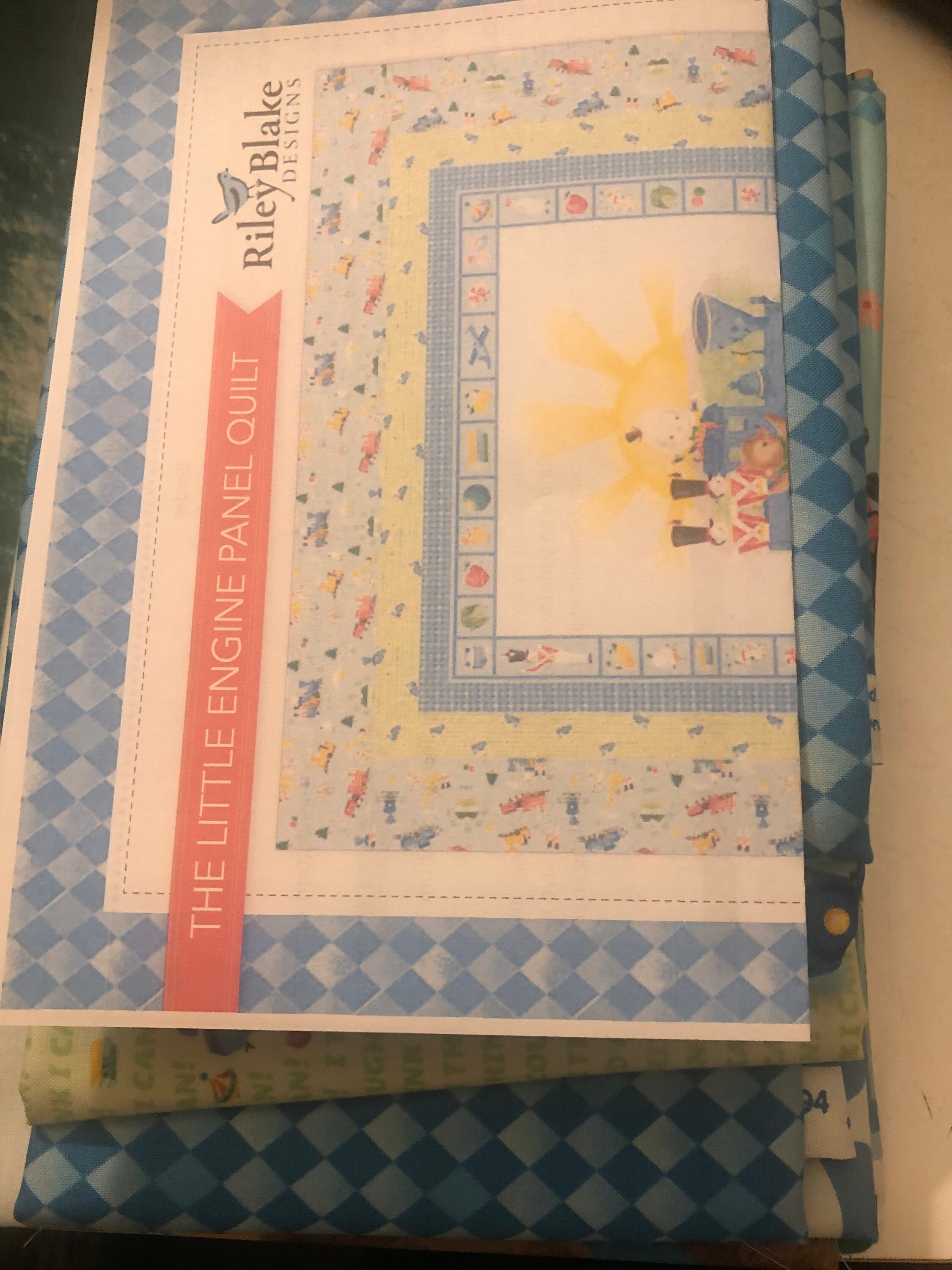 The Little Engine Panel Quilt Kit by Riley Blake’s Designs - Etsy