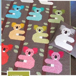 Koala bears quilt kit by Elizabeth Hartman for Robert Kaufman fabrics