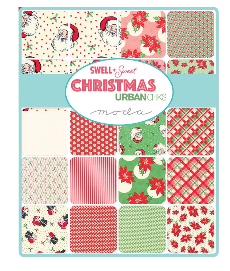 Swell sweet cotton fabric by Urban Chiks For Moda fabrics 31154 12