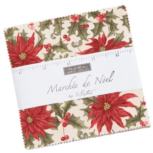 Marches de Noel cotton fabric charm pack by 3 Sisters for Moda fabrics