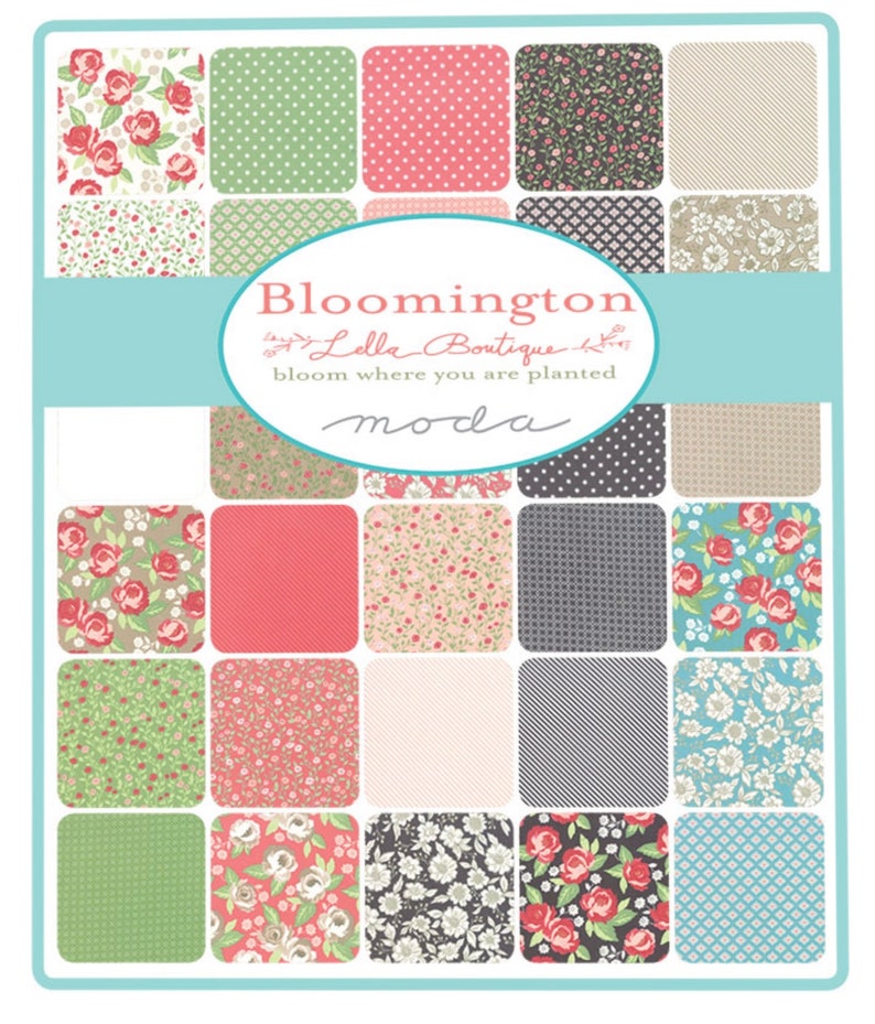 Bloomington Cotton fabric by Lella Boutique for Moda fabric 5110 13