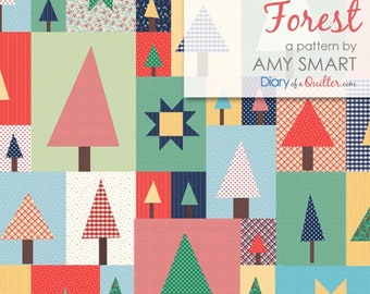 Amy Smart Pine Hollow Patchwork Forest Quilt Pattern, Diary of a ...