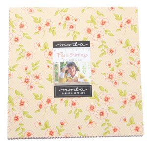 Fig Shirting cotton layer cake by Joanna Figueroa for Moda fabrics