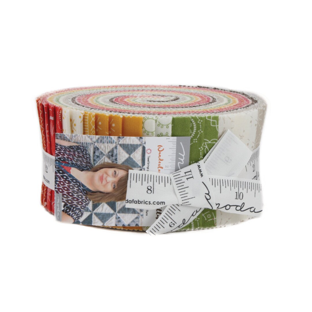 Wanderlust Cotton Jelly Roll by Amy Ellis for Moda Fabrics - Etsy