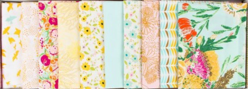 Color master gentle spring edition cotton fat quarter bundle by Art Gallery B FQ116