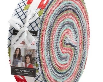 HONEYBUN Sunday Stroll cotton honeybun by Bonnie and Camille for Moda fabrics