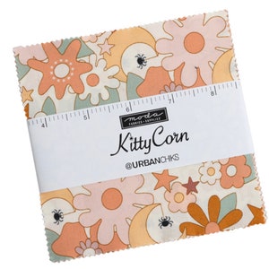 Kitty Corn cotton charm pack   by Urban Chiks for Moda fabrics