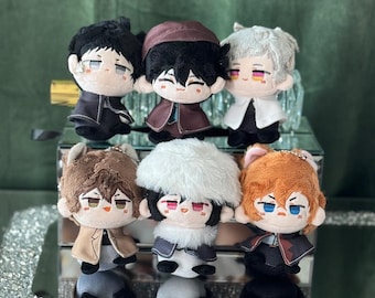 文豪オサム、ヒョードル、江戸川、中也 10 cm、アニメ、フィギュア、装飾、おもちゃ、スタチュー、かわいい、ギフト