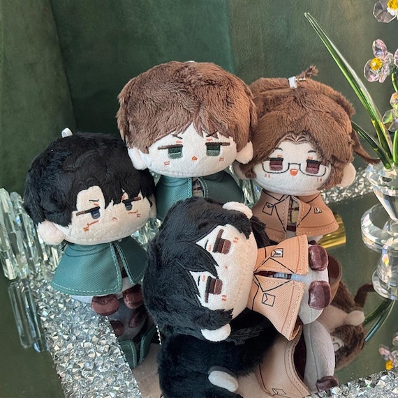 AoT Levi, Hange, Eren, Mikasa 10cm, Anime, Figure, Decor, Toy, Statue, Kawaii, Gift