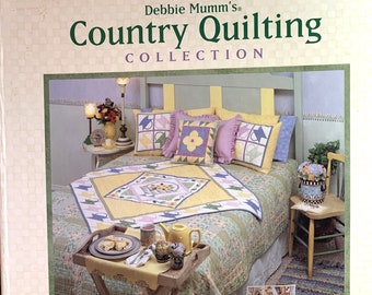 3-Book Debbie Mumm's "Country Quilting Collection" 3 Books in One! "Country Settings" "Cottage in Boom" and "Project Kids"
