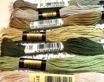DMC #3000s, 3300s, 3700s Cotton Embroidery Floss Thread
