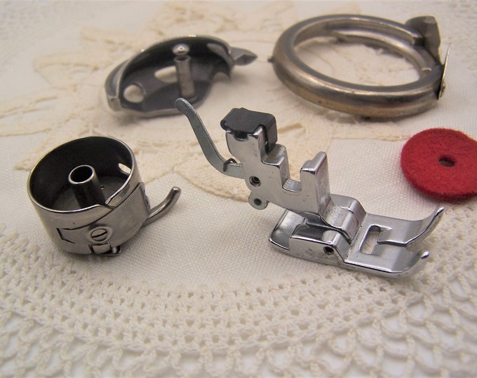 Montgomery Ward Sewing Machine Uhtj1909 Parts Bobbin Casehookfootthread Stem Etsy