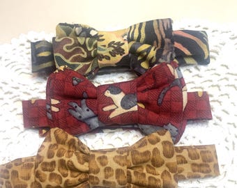 Animal Print Bow Ties for Cats and Small Dogs