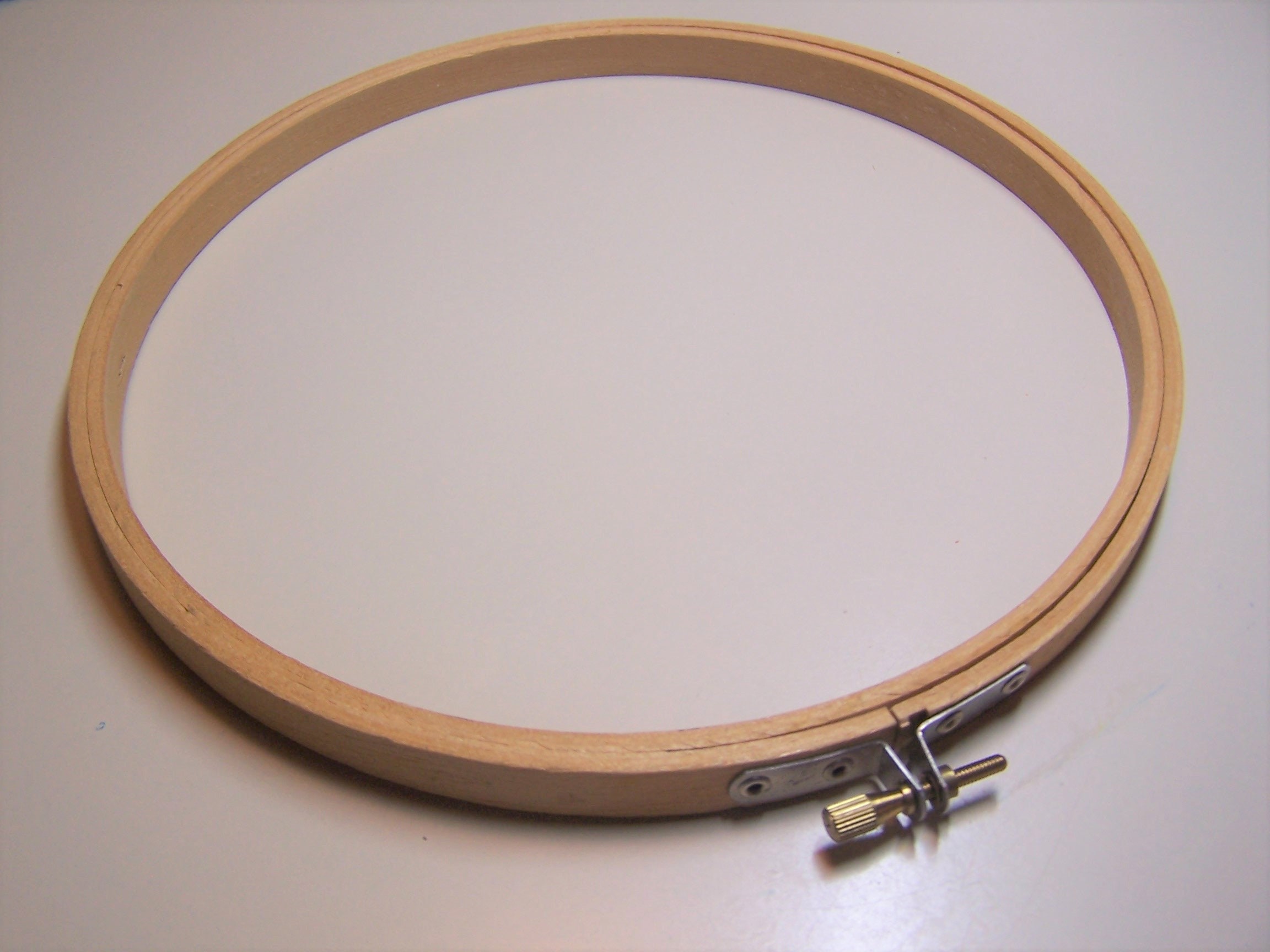 Aro de bordado de madera de tamaño 7 con tornillo de | Etsy