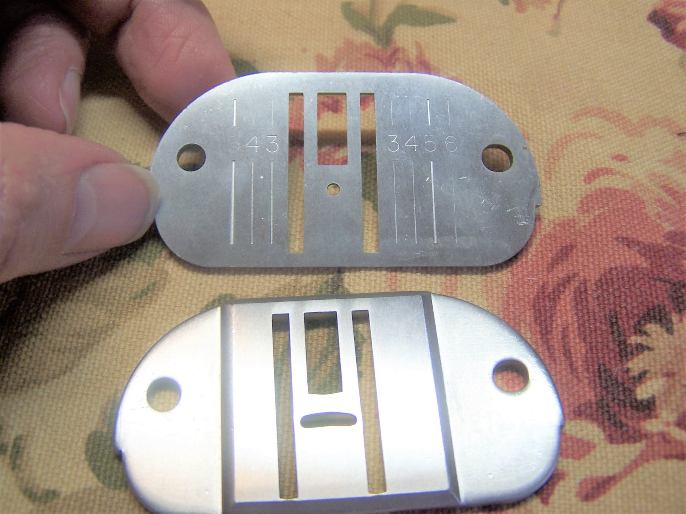 Pair Singer Touch & Sew Throat Plates for Sewing Machines Part Etsy