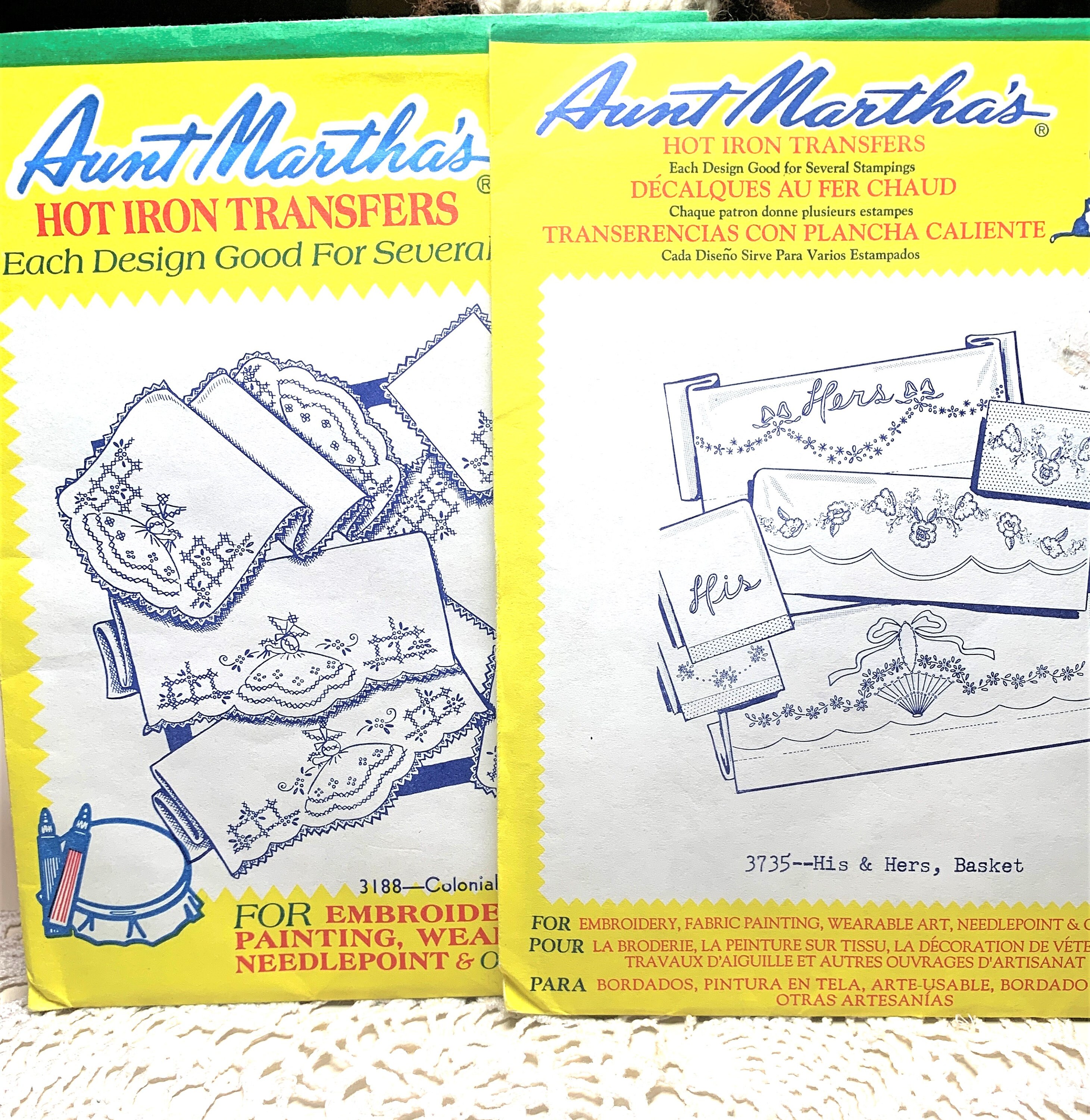 Aunt Martha's Hot Iron Transfers 3868 Halloween 2 Size: One Uncut Sewing  Pattern