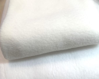Fleece Remnants ~ White & Off-White