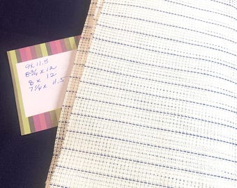 4 pcs 8.5 Ct Waste Canvas Aida Fabric Cross Stitching NOS