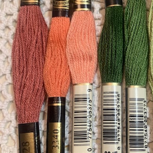 DMC 3300s #3328 - 3346 Cotton Embroidery Floss Thread ~ Choice
