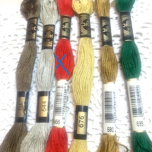 DMC 600s #611 - 699 Cotton Embroidery Floss Thread ~ Choice