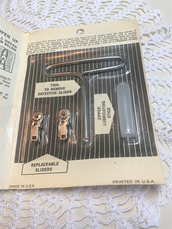 Vintage Zipper-Ease zipper lubricant