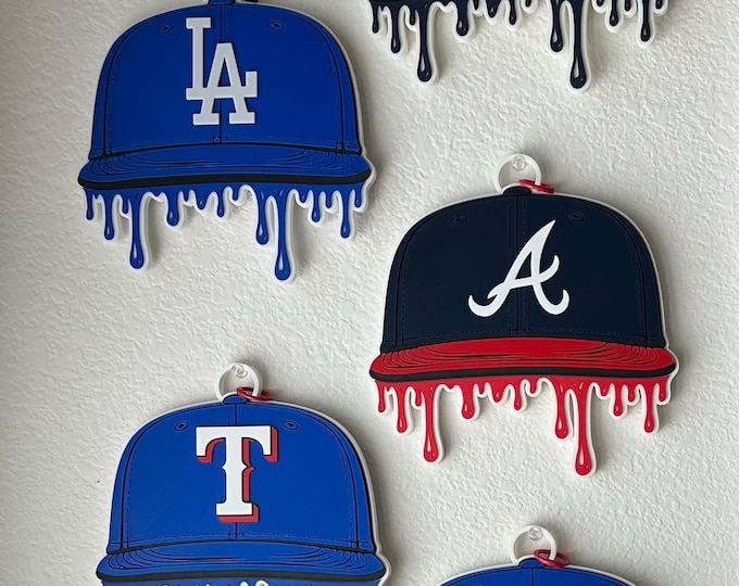 3D Printed Drip Cap Chain | West Coast/NY Fan/TX Fan Jewelry