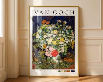 フィンセント・ファン・ゴッホ：花瓶に入った花束（1890年