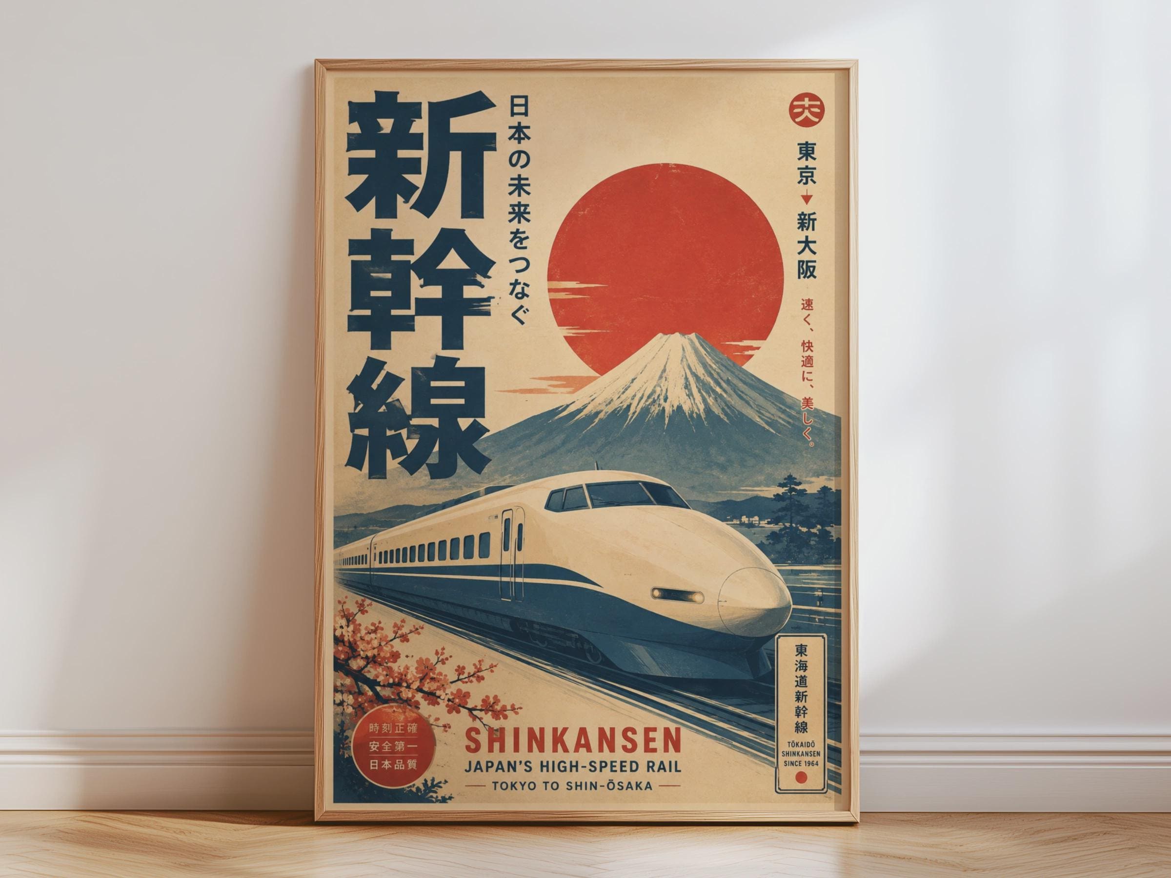 Japan Train Sign - Etsy Singapore