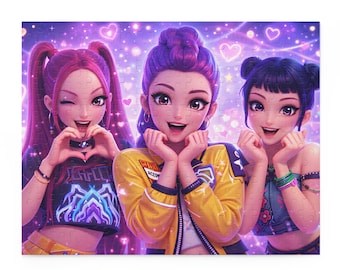 Kawaii Anime Girls Puzzle