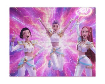 Kpop demon hunters Jigsaw Puzzle for kids, 110, 252, 520, 1014 piece jigsaws