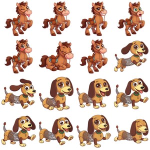 Paquete de más de 1200 imágenes PNG de Toy Story 5, juguetes de Story Friends, Toy Story 5, imágenes prediseñadas digitales de Buzz Lightyear, Woody y Jessie, You've Got a Friend in Me (formato PNG) imagen 9