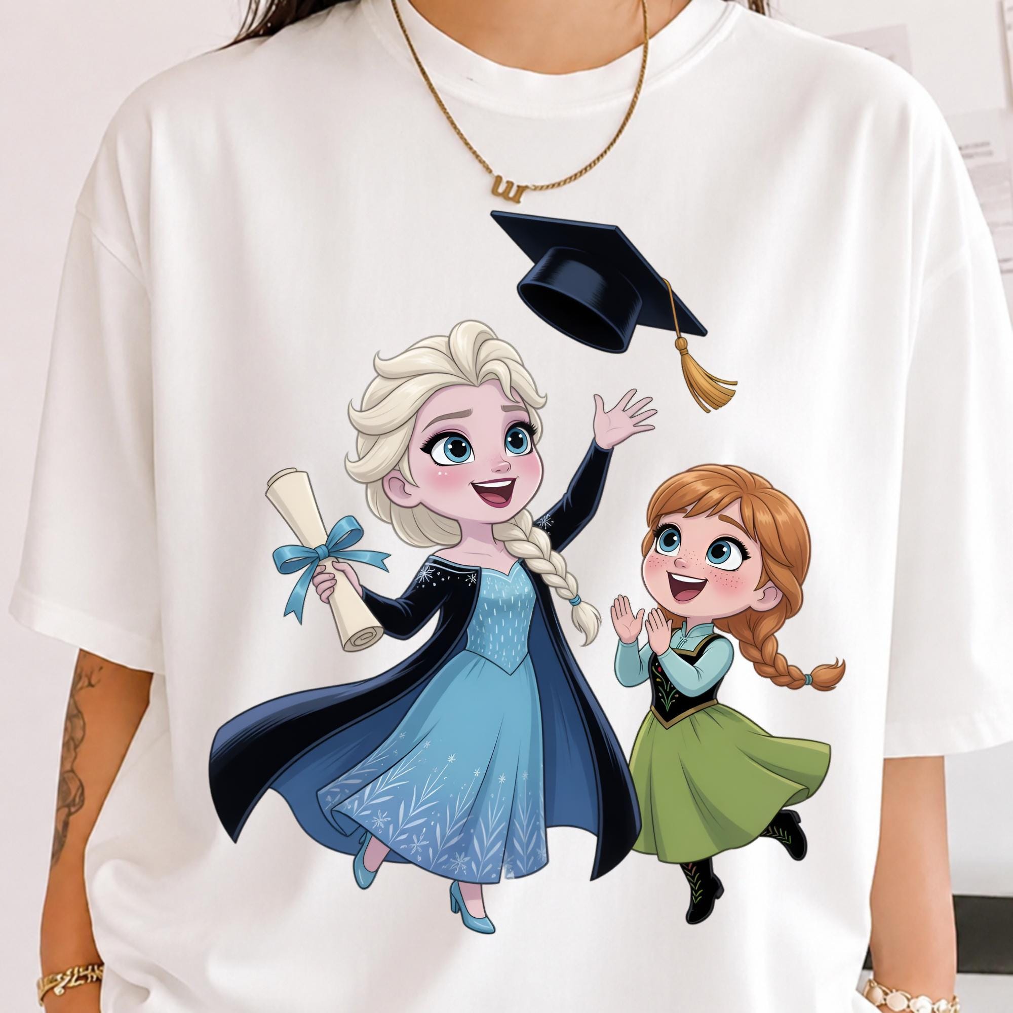 Phd Princess Princess Graduation 2026 Png Bundle, Cartoon Character Grad Png ...