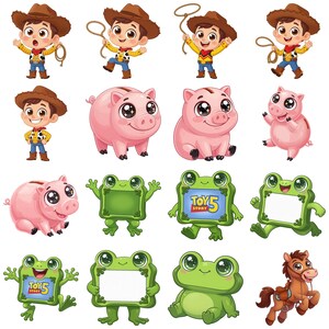 Paquete de más de 1200 imágenes PNG de Toy Story 5, juguetes de Story Friends, Toy Story 5, imágenes prediseñadas digitales de Buzz Lightyear, Woody y Jessie, You've Got a Friend in Me (formato PNG) imagen 11