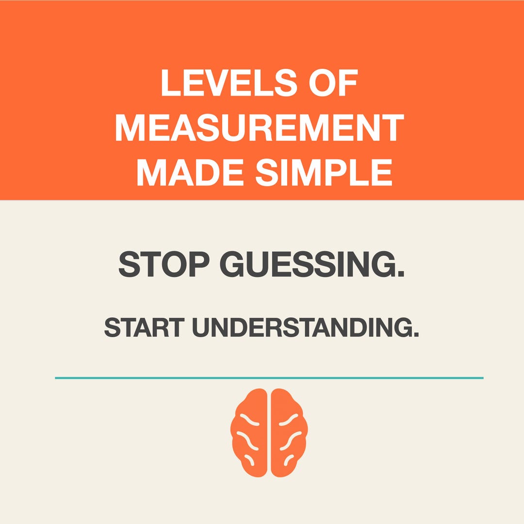Levels of Measurement Study Guide for Psychology Students PDF Download ...