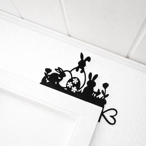 Décoration de porte à motif de Pâques, ornement de porte pour la maison | Décoration de porte | Ornement de porte à motif de Pâques, idée cadeau pour Pâques et le printemps