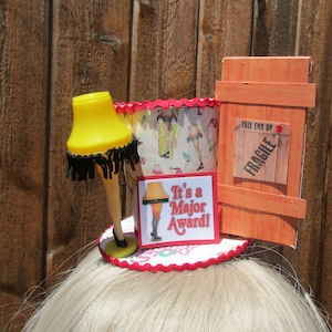 A Christmas Story Leg Lamp Mini Fascinator Party Hat