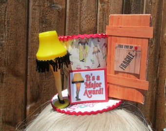 A Christmas Story Leg Lamp Mini Fascinator Party Hat