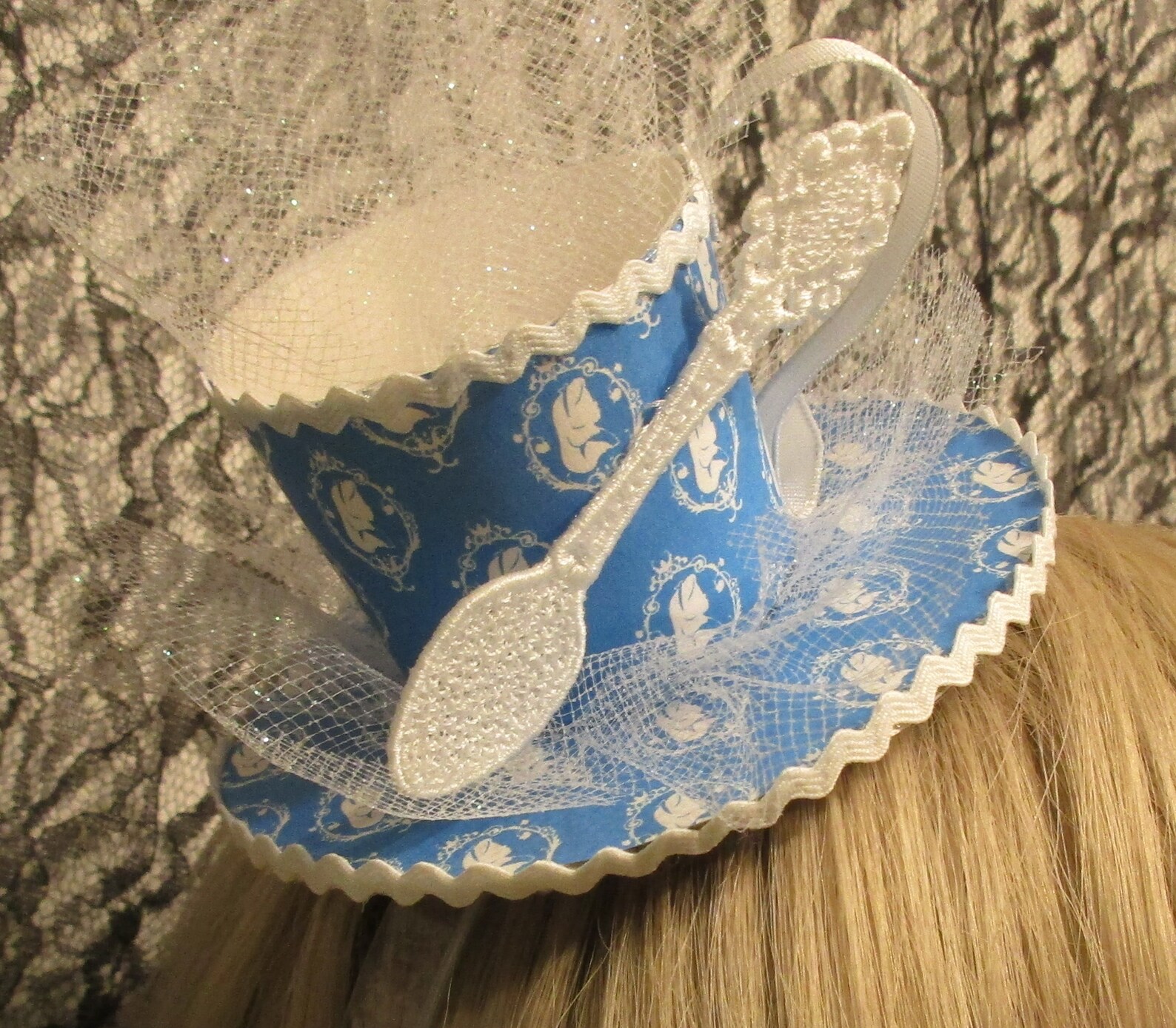 Totally Alice Teacup Headband Fascinator Etsy