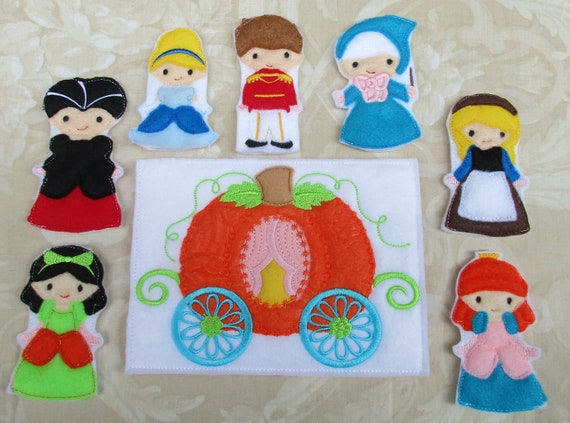 cinderella finger puppets
