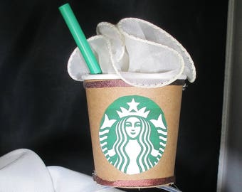 Starbucks Frappuccino inspired Mini Fascinator Party Hat