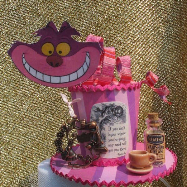 Cheshire Cat  Mini Fascinator Party Hat