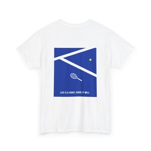 パデルTシャツ、Just Padel It、Life Is a Court Serve It Well、パデル愛好家のためのユニセックススポーツTシャツ