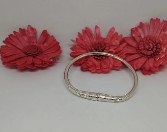 B33 Rare Bracelet VANGOVANGO Argent Massif Testé Madagascar Lot Bijou